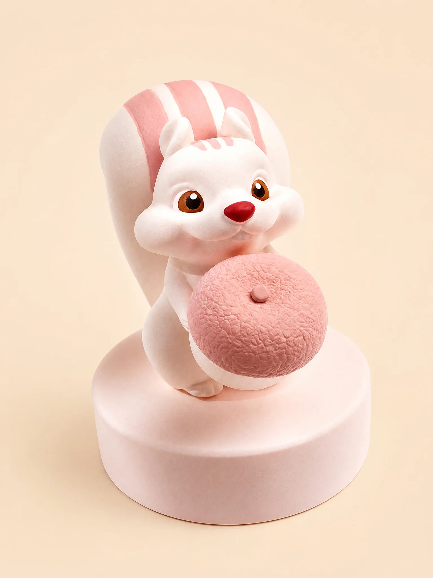 Apricot color soft squirrel scented air freshener