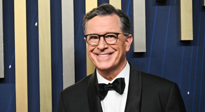 Stephen Colbert's "Favorite Smell" Answer Made His Wife Blush – And the Studio Lost It