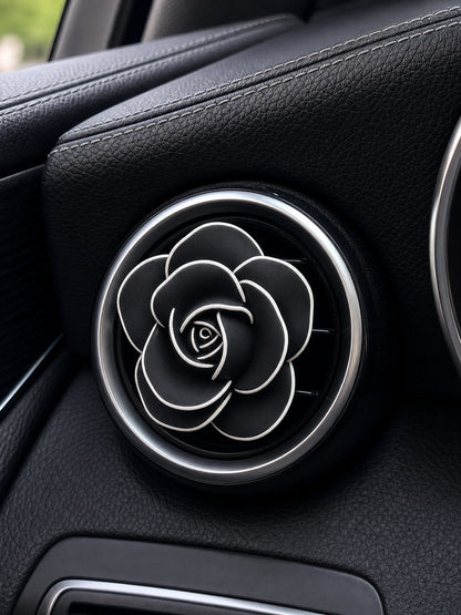 Black Outline Rose - sku