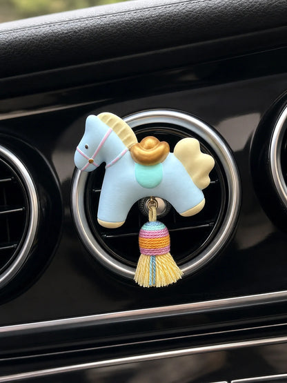 Lucky Horse Car Vent Diffuser - attachment detail image