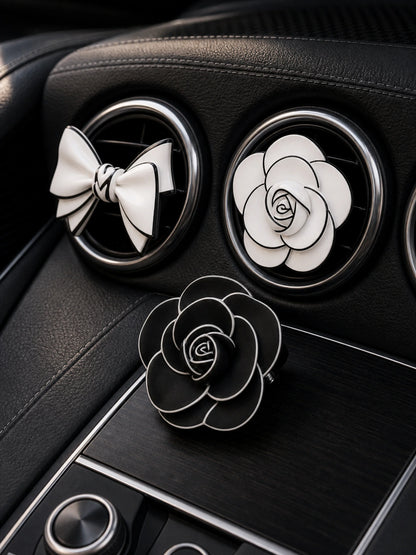 Ribbon Bow & Rose Car Vent Diffuser - pairing offer visual