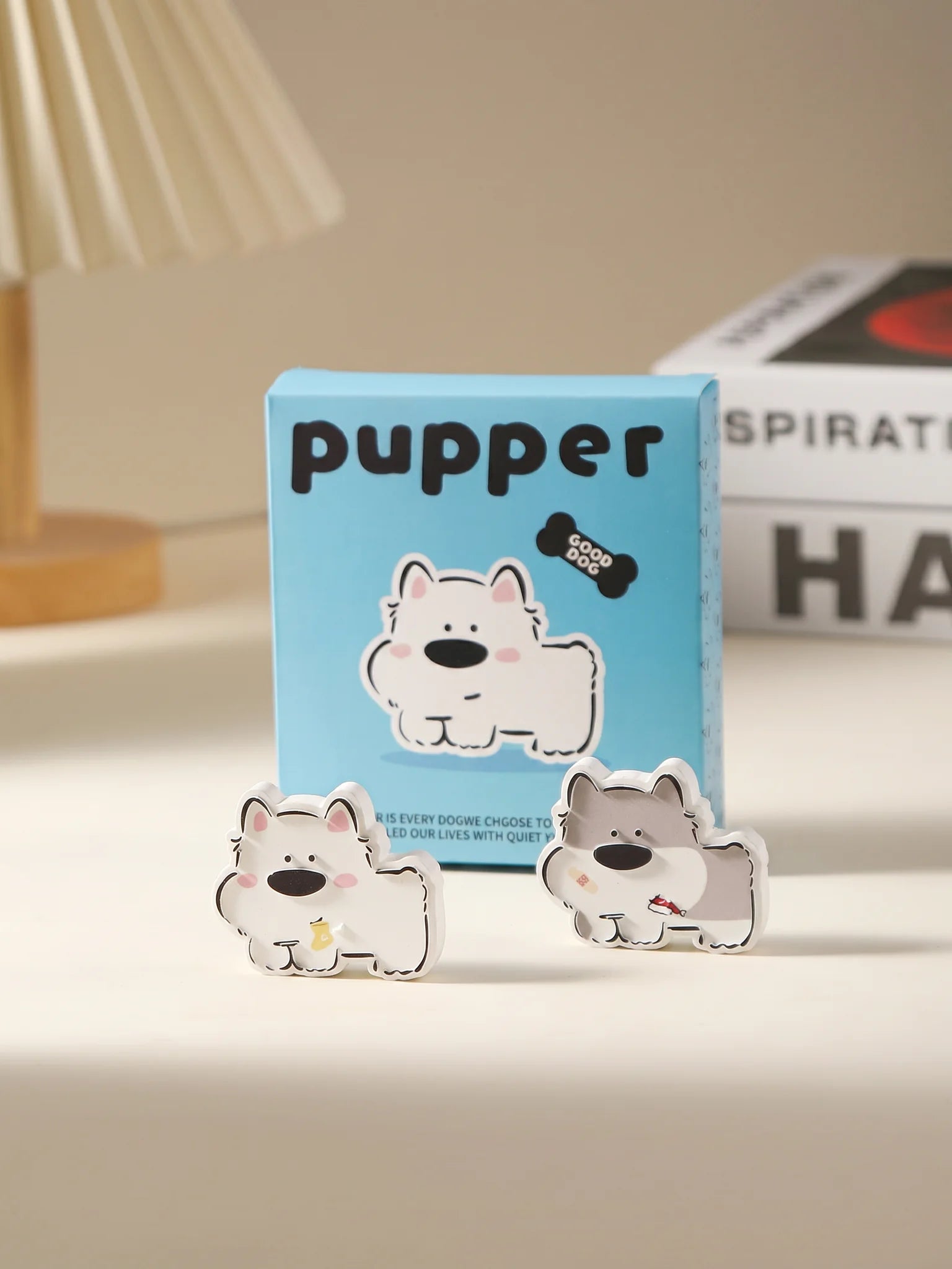 Line Art Puppy Car Vent Diffuser - Pet Friendly Gypsum Air Freshener product image by SandartFlow