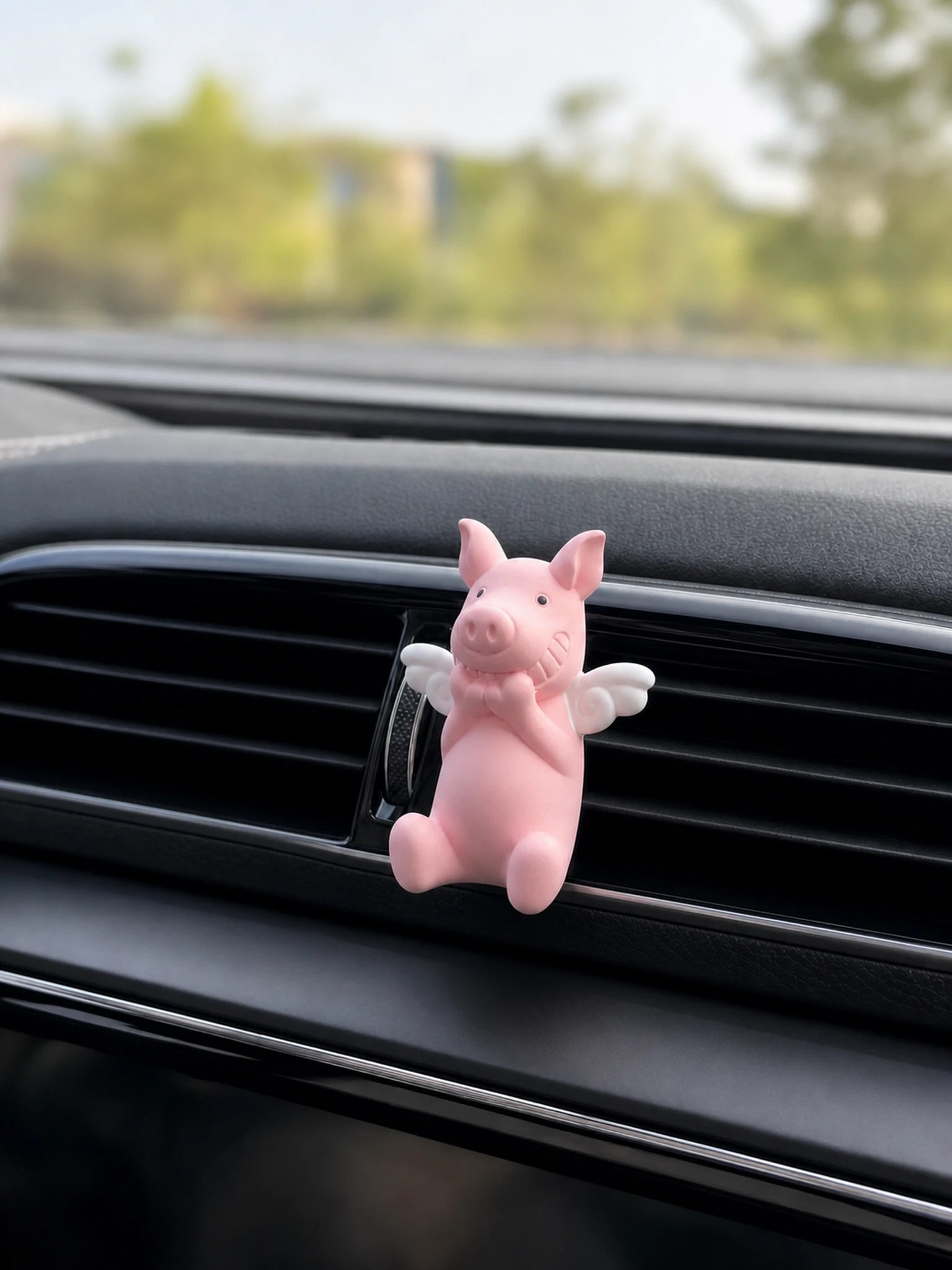 Wish Pig Car Vent Diffuser single angel-wing style