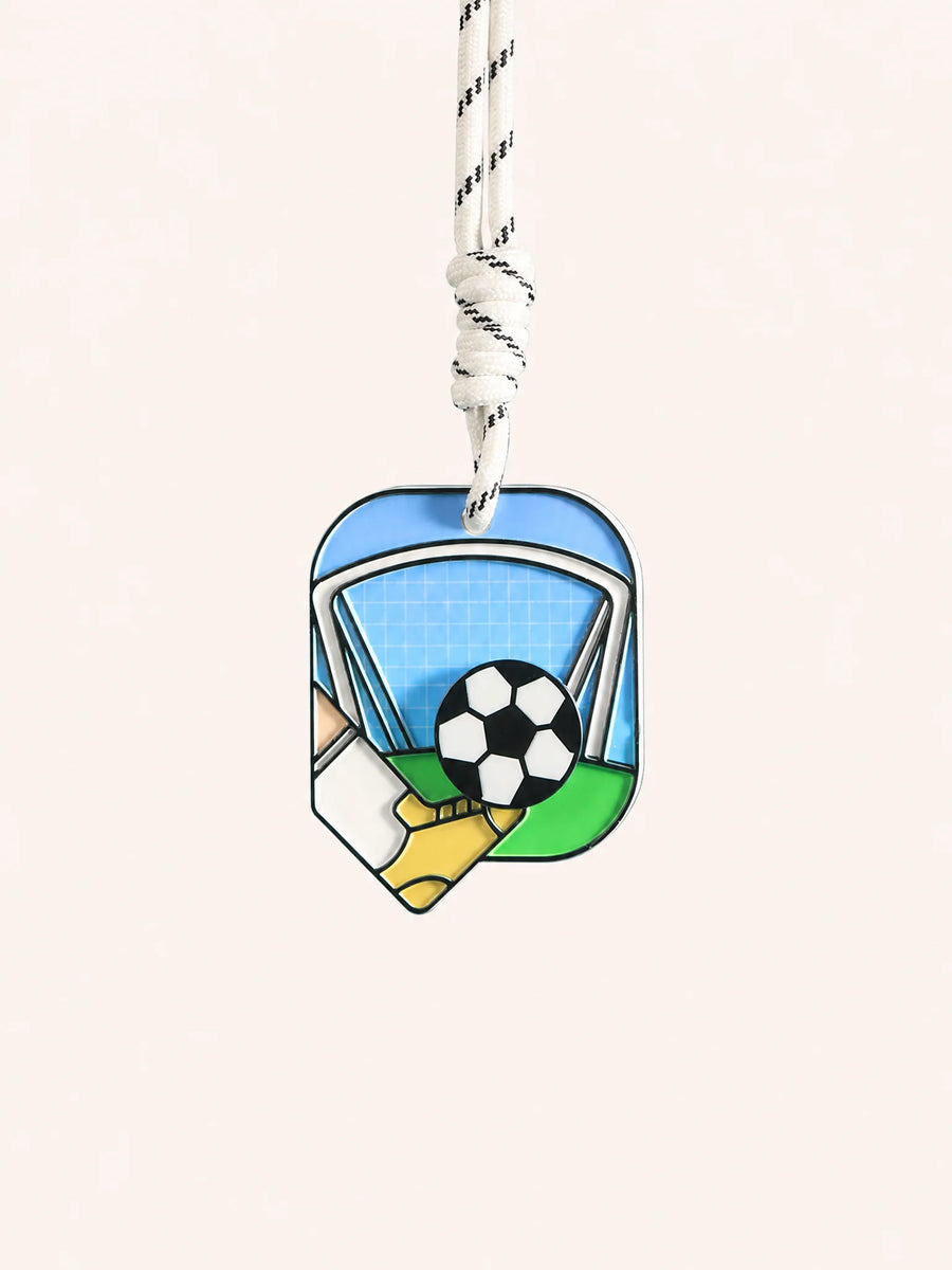 Soccer car air freshener rotating football diffuser by SandartFlow - image 1