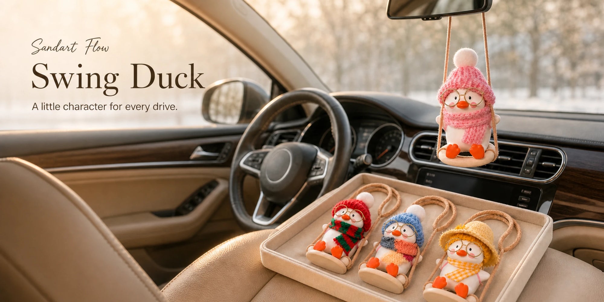 Sandart Flow Swing Duck brand banner