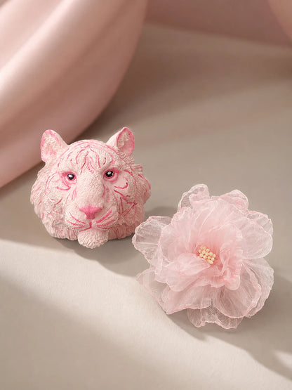 Blush Tiger and Rose car vent charm styles on a clean studio background