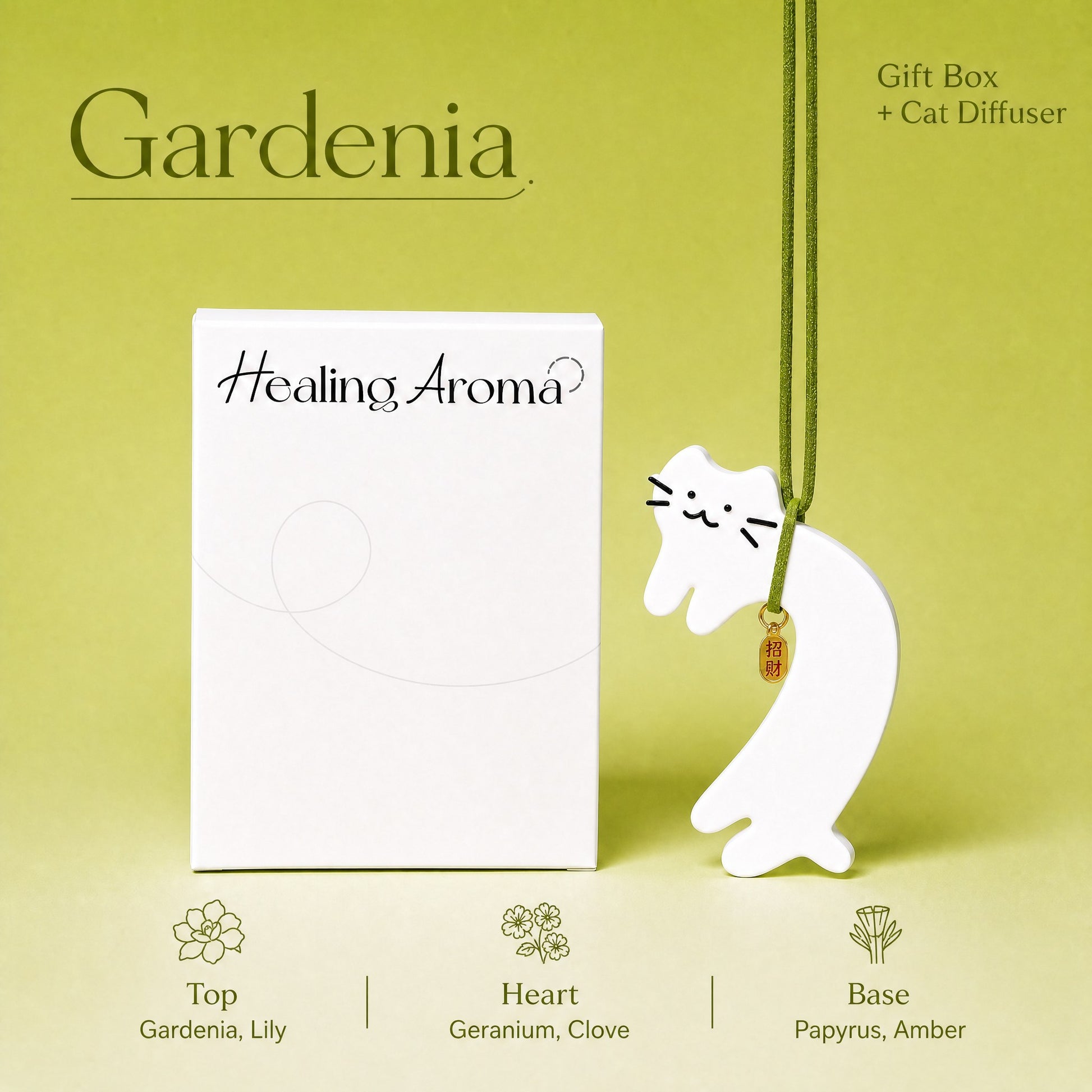 Freesia scented cat gypsum diffuser