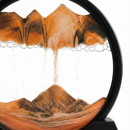 Molten Sunset · Art Hourglass