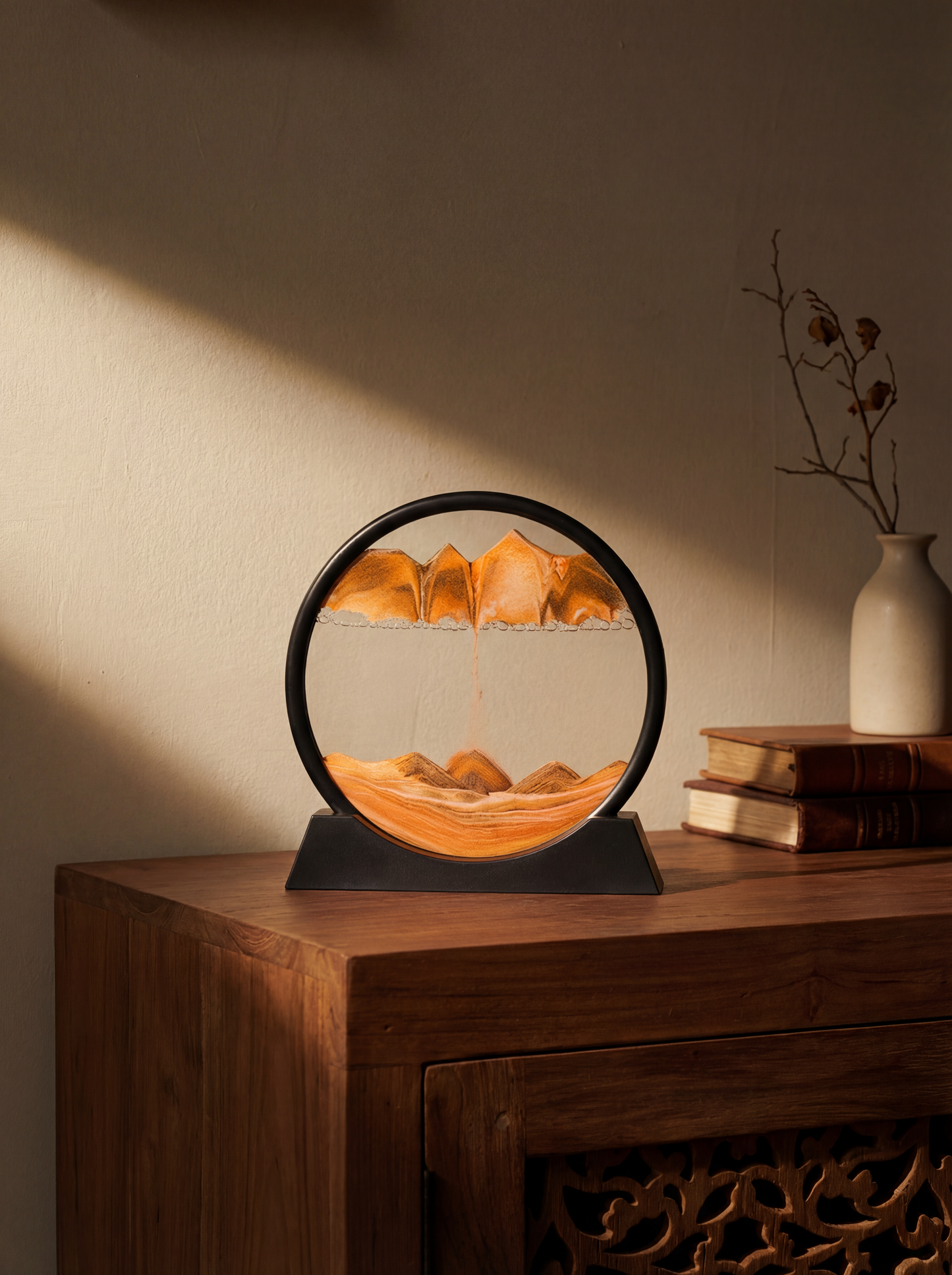 Molten Sunset · Art Hourglass