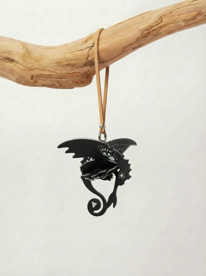 Dragon fragrance charm hanging as decorative car scent