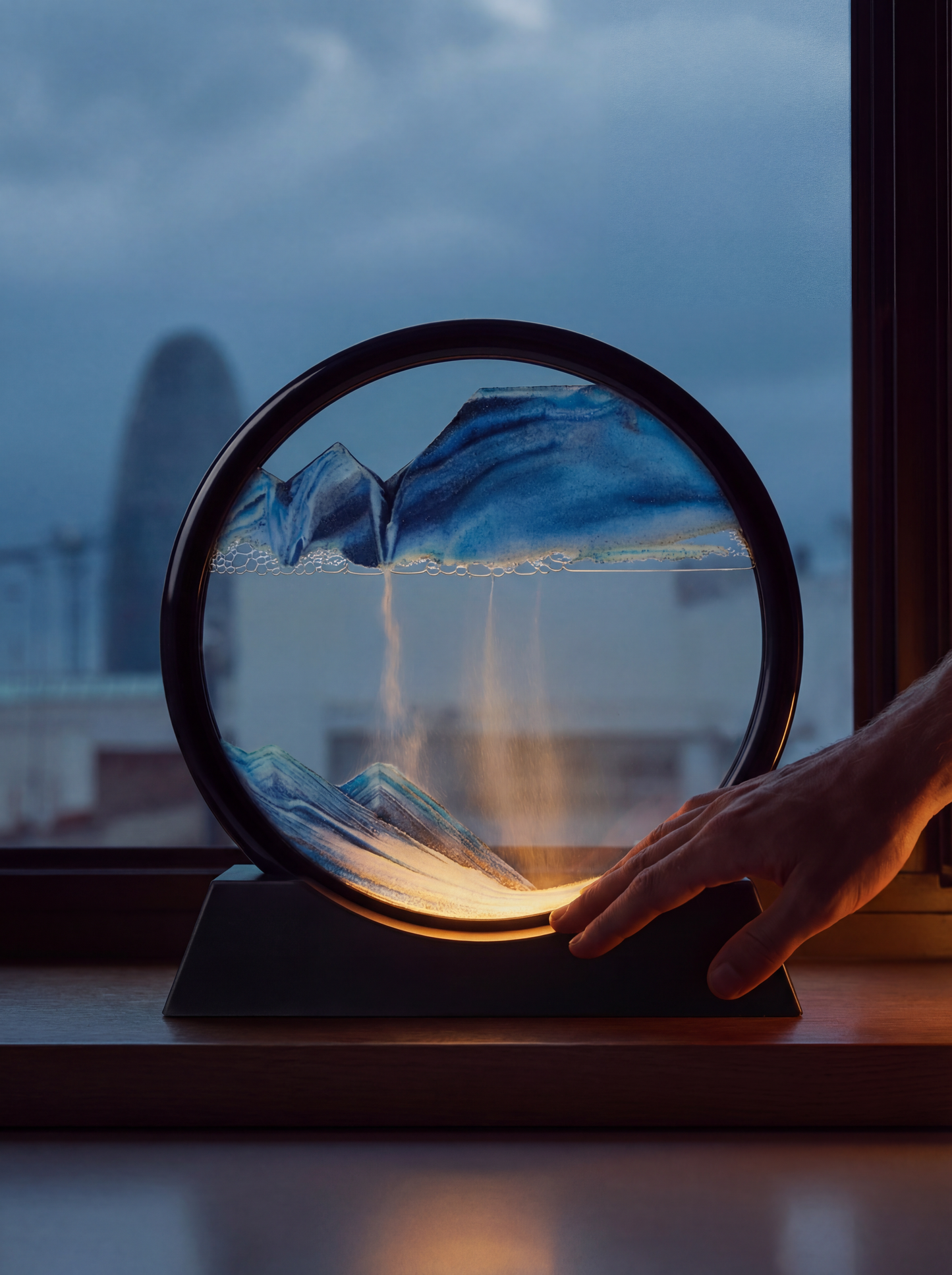 Glacier’s Breath · Art Hourglass