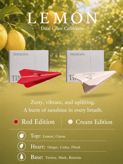 Lemon scented eco friendly paper diffuser