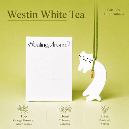 White Tea scented cat stone diffuser