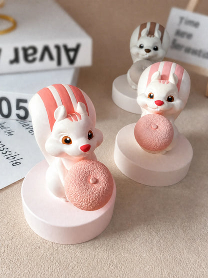 All three colors chubby squirrel diffuser complete collection