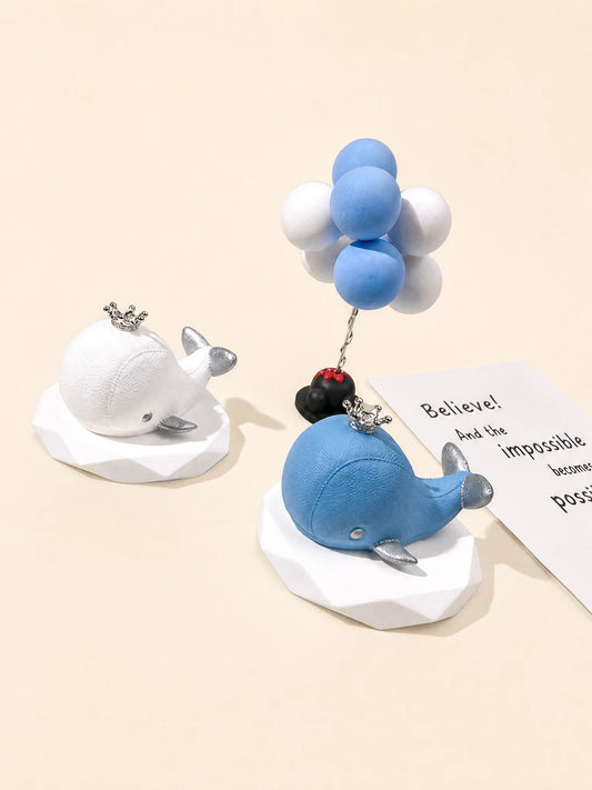 Cute balloon decoration from whale diffuser set