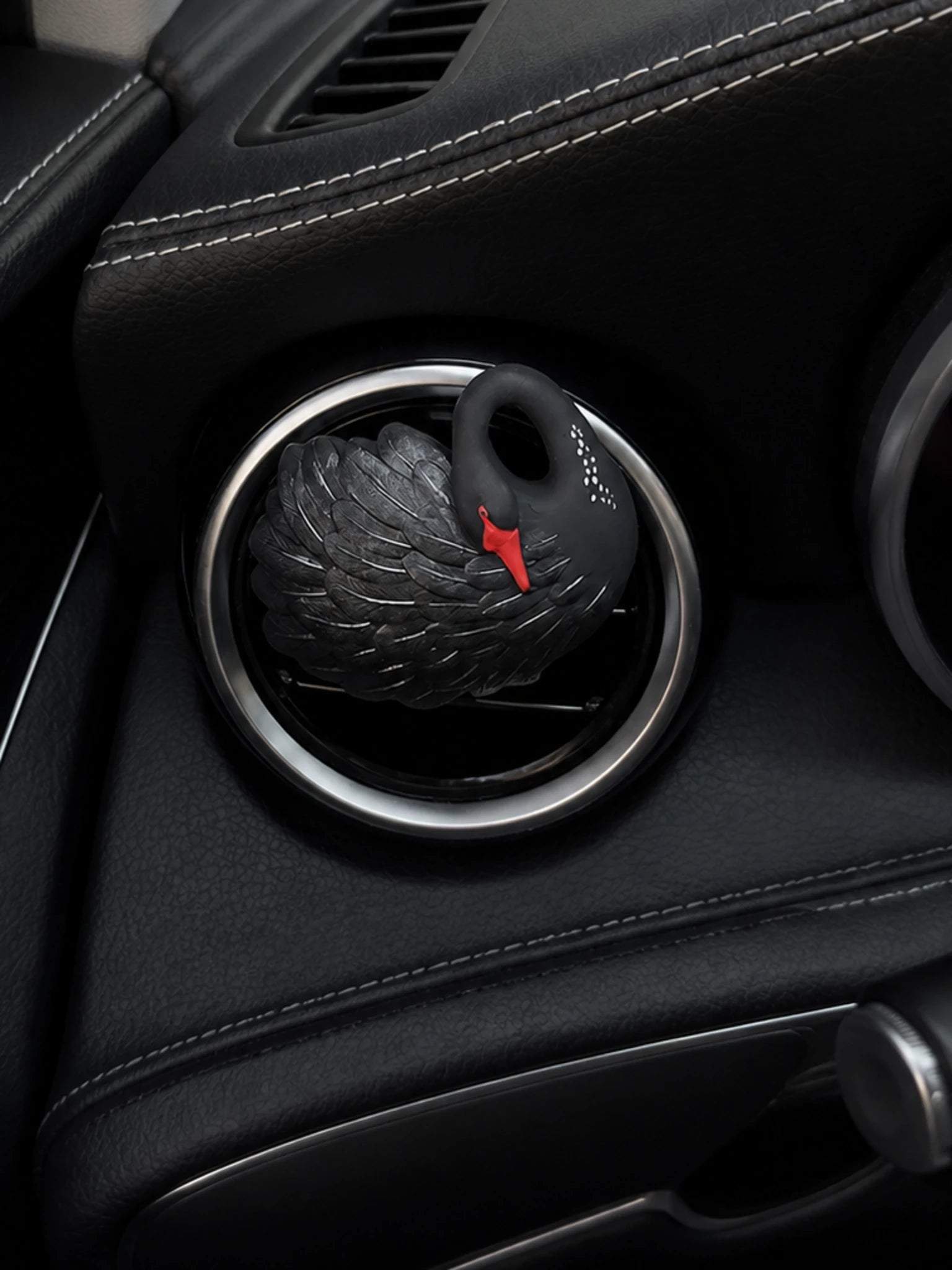Black Swan shown from a second passenger-side installed angle