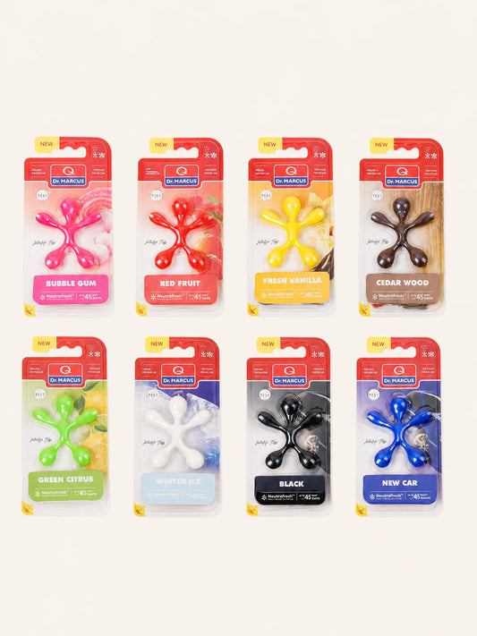 8 pack octopus shaped car air fresheners all 8 colors