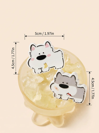 Line Art Puppy Car Vent Diffuser - Pet Friendly Gypsum Air Freshener product image by SandartFlow