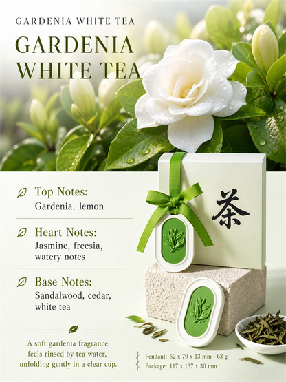 Gardenia White Tea sweet floral scented gypsum diffuser