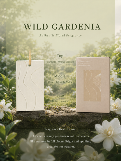 Wild Gardenia sweet floral scented gypsum diffuser