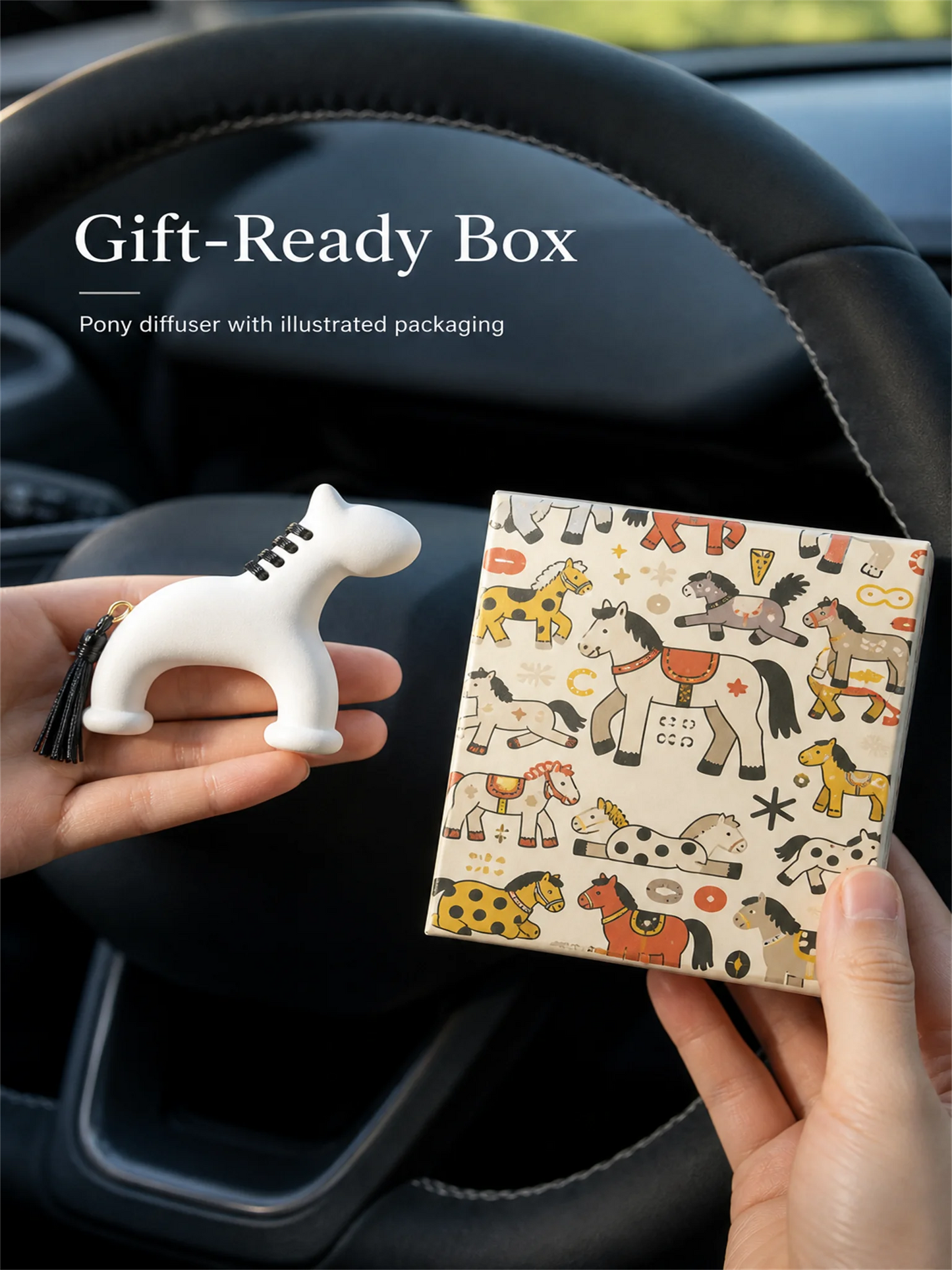 Pony car vent diffuser beautiful gift ready packaging