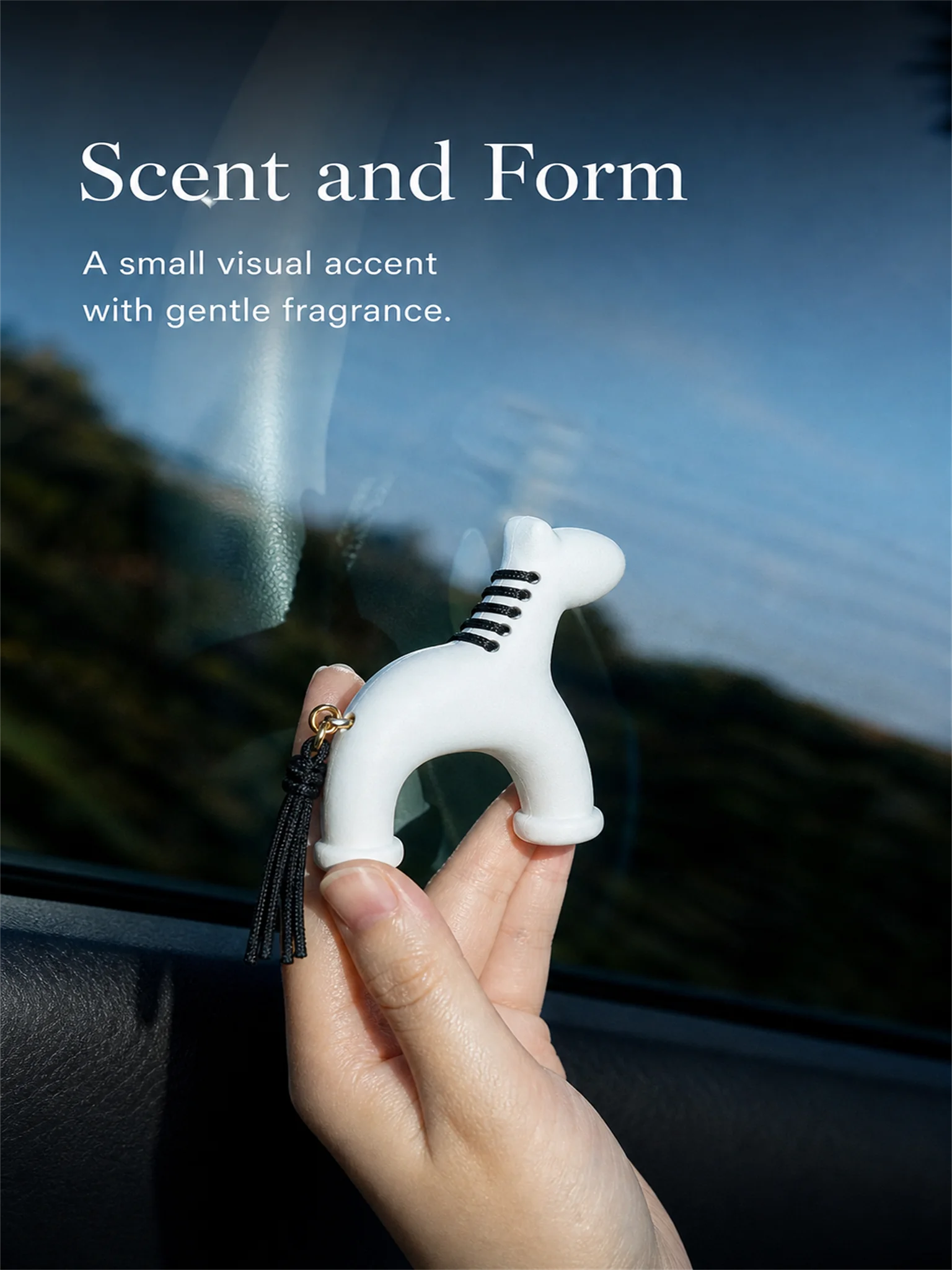 Pony car vent diffuser elegant scent and form design