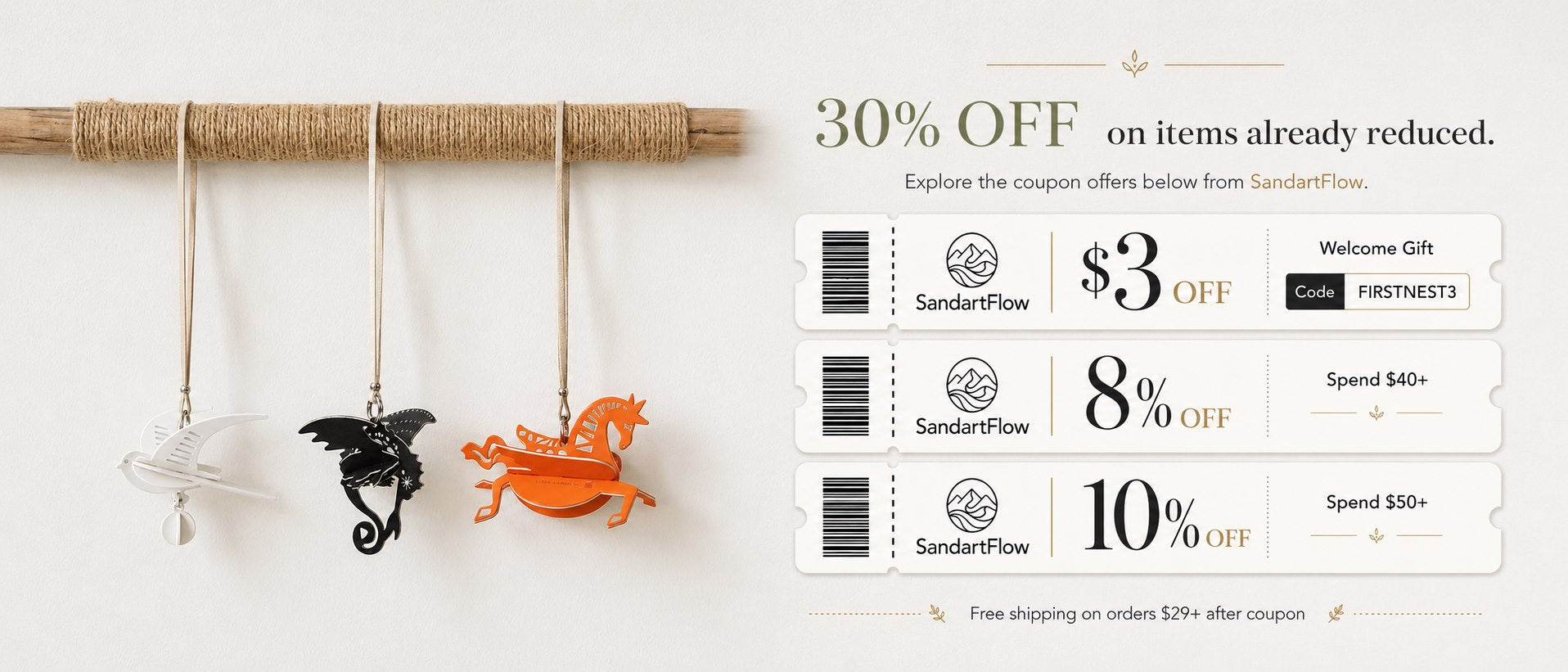 SandartFlow decorative fragrance charm brand lifestyle visual