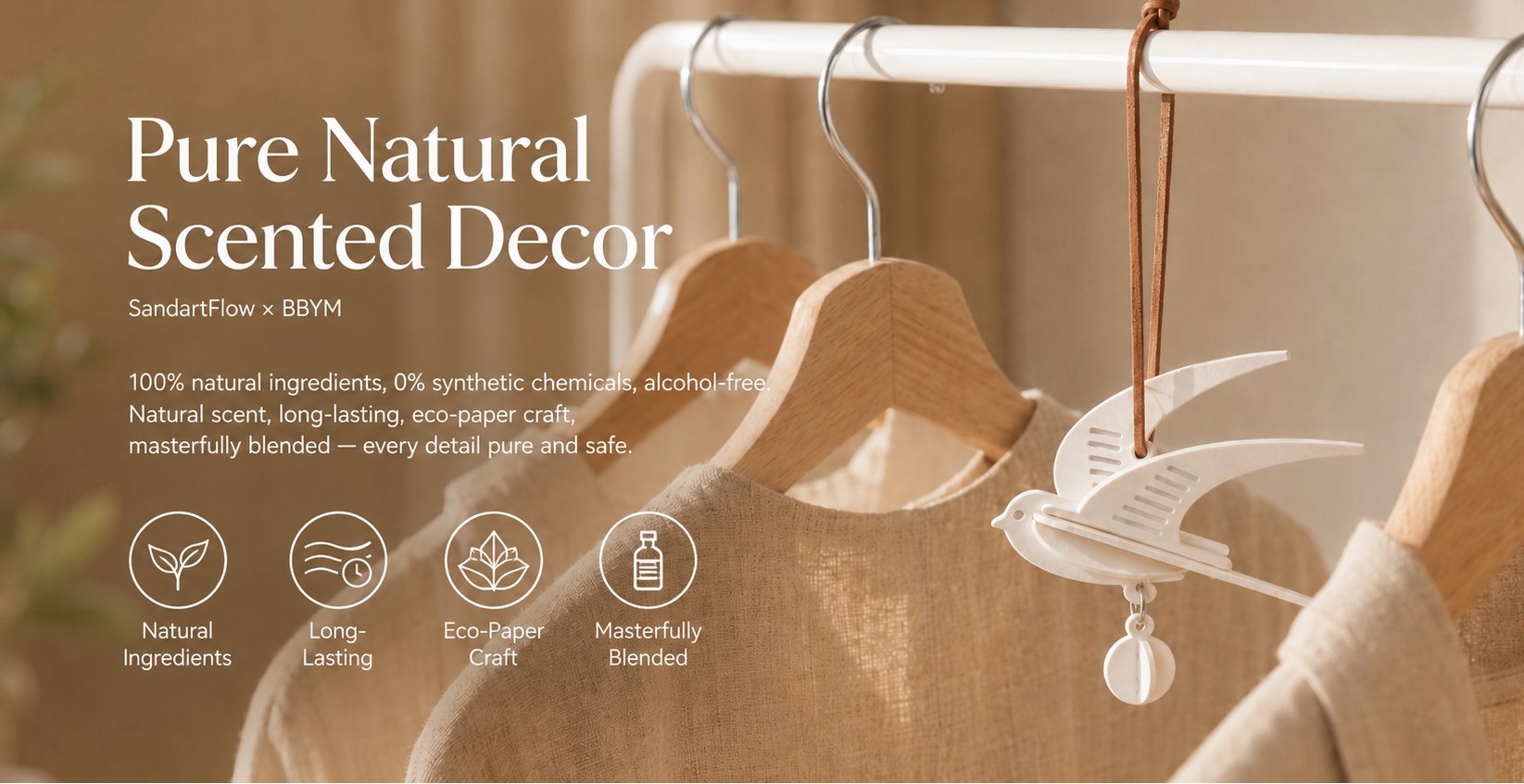 SandartFlow decorative fragrance charm support and FAQ visual