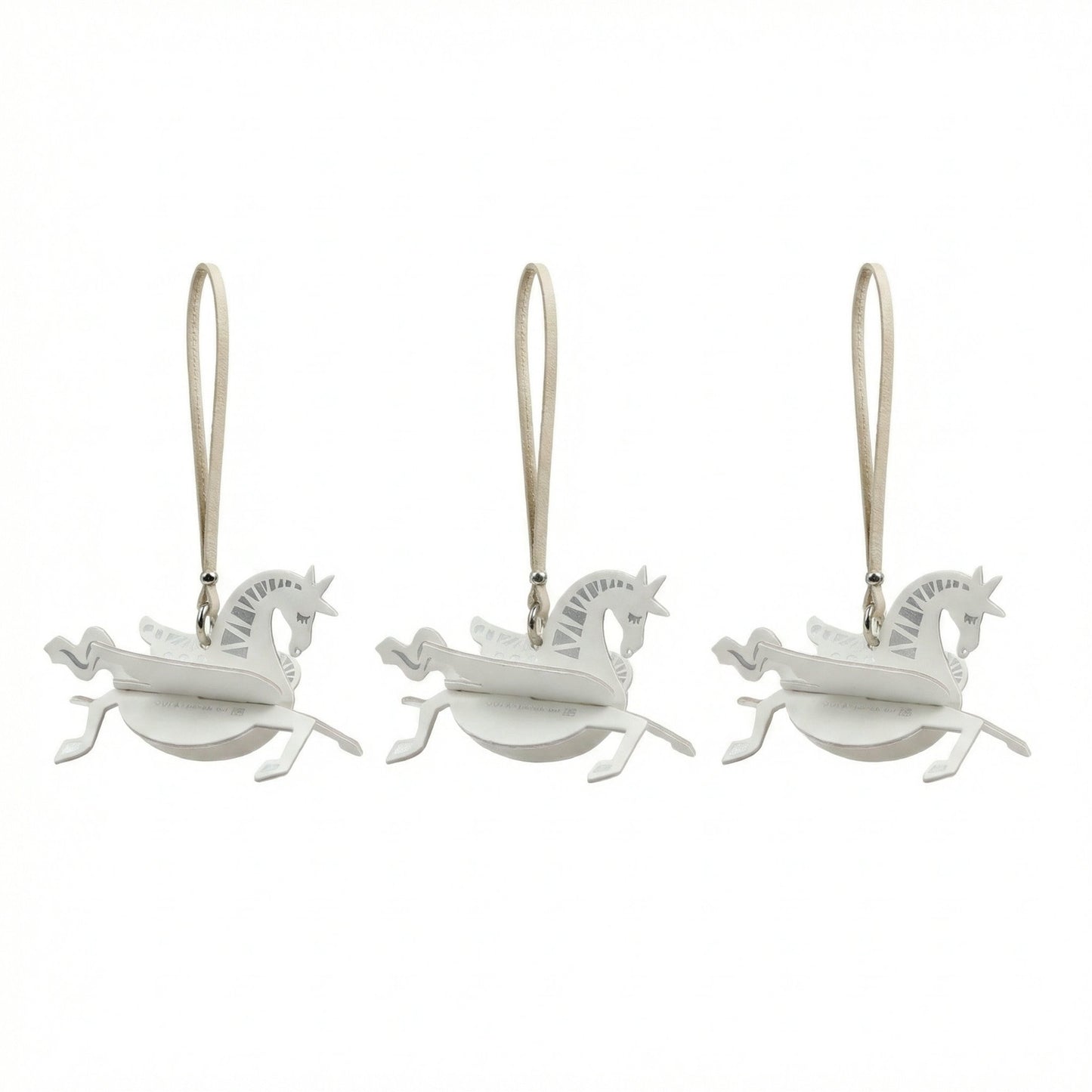 Hand-assembled horse paper scent ornament for car closet and home