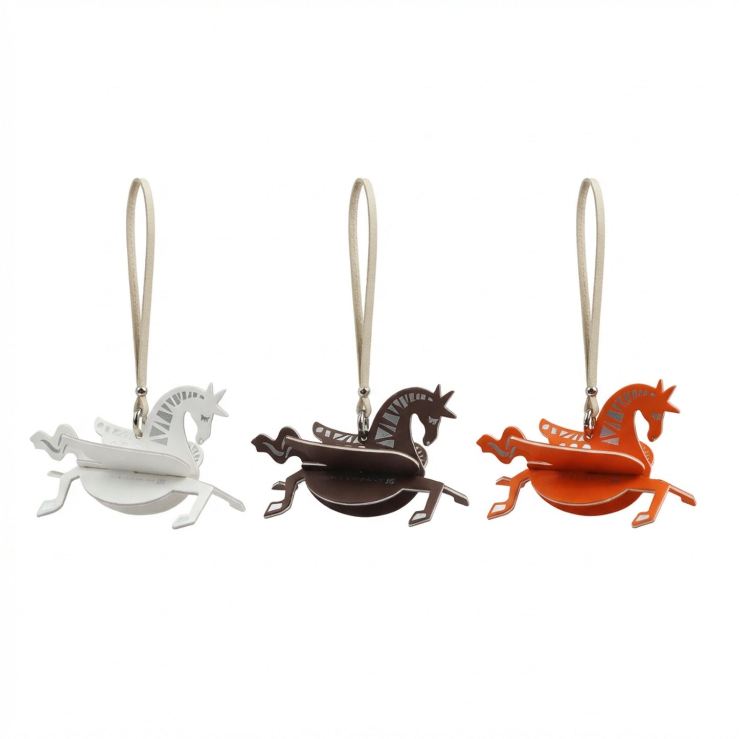 BBYM x SandartFlow horse refillable fragrance charm in warm orange