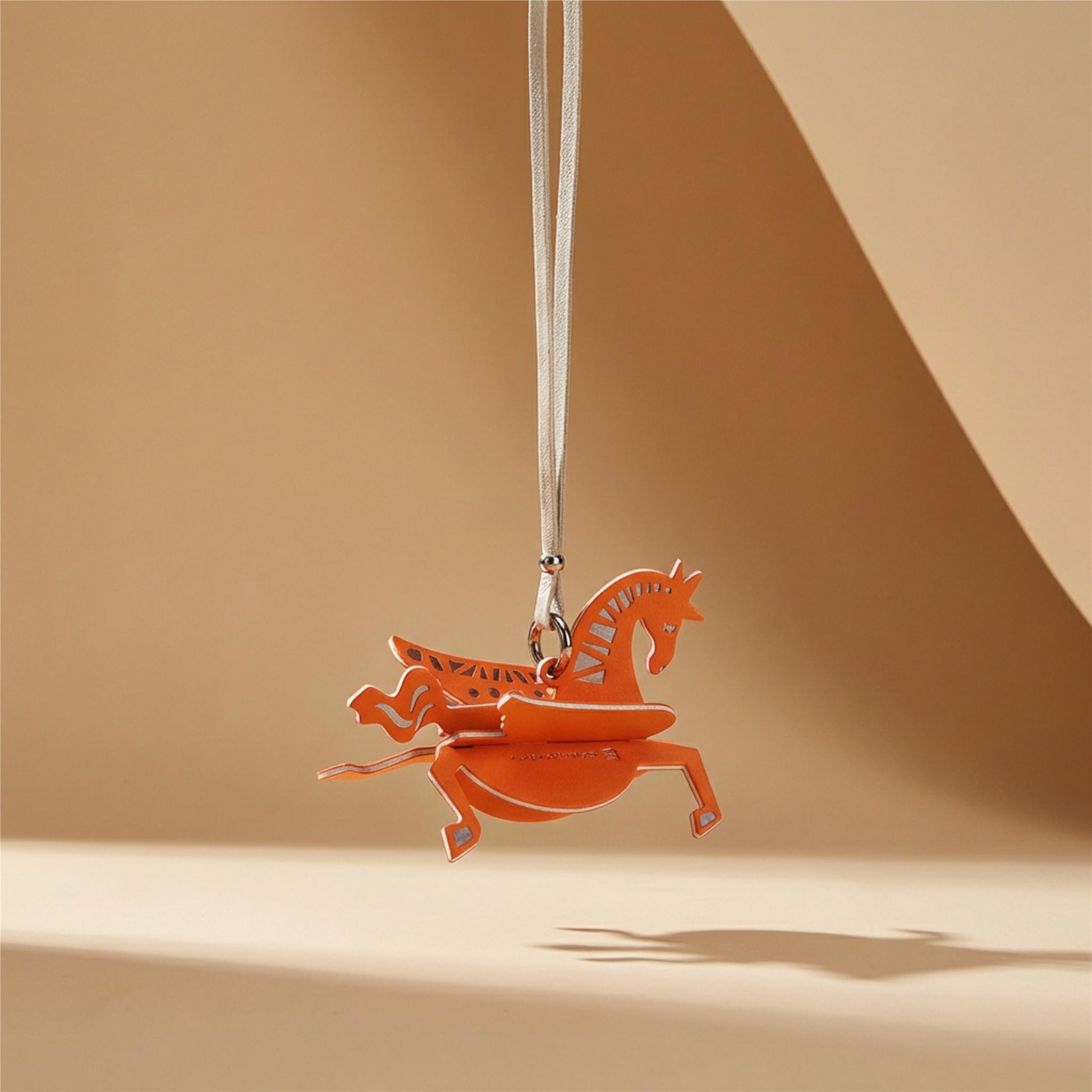 Hand-assembled horse paper scent ornament for car closet and home