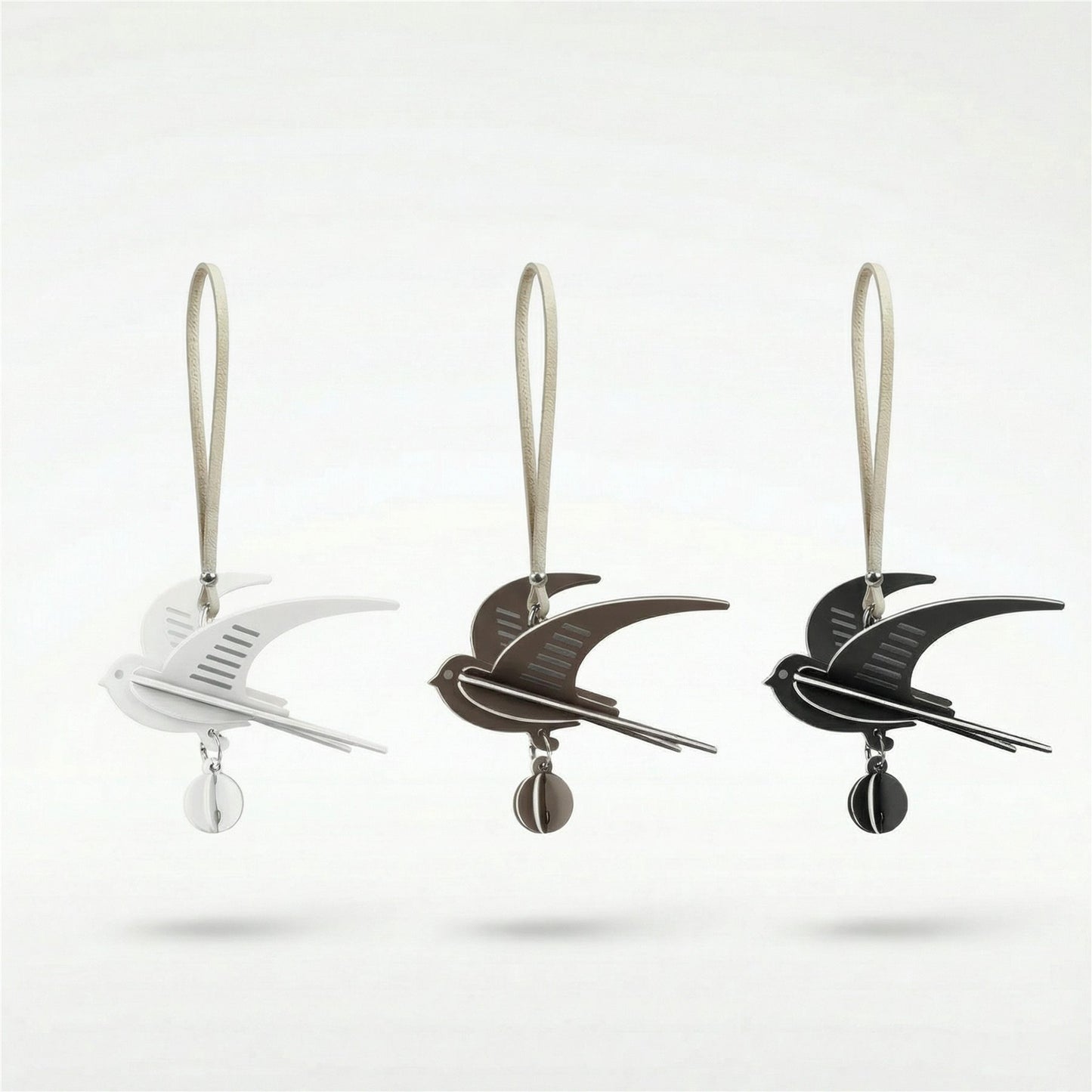 Swallow fragrance charm hanging as decorative small-space scent