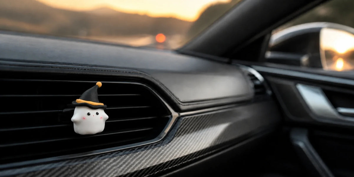Midnight Ghost Car Vent Ornament wide product-page banner