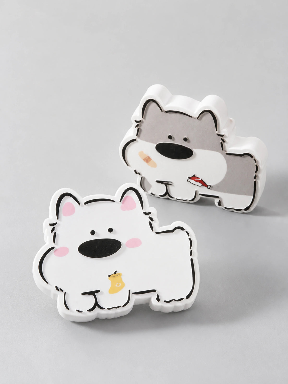 Line Art Puppy Car Vent Diffuser - Refillable Gypsum Air Freshener product image by SandartFlow