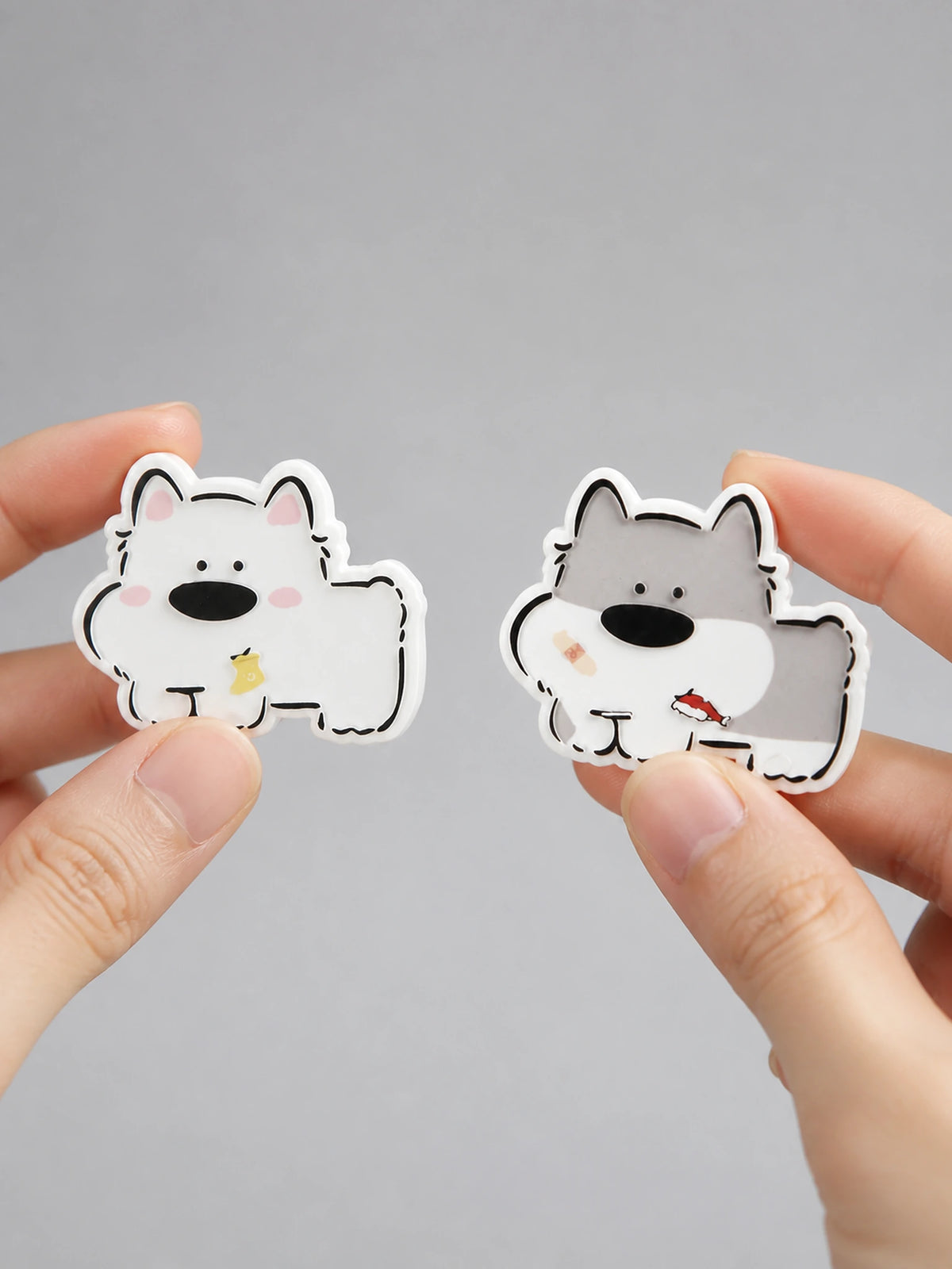 Line Art Puppy Car Vent Diffuser - Refillable Gypsum Air Freshener product image by SandartFlow