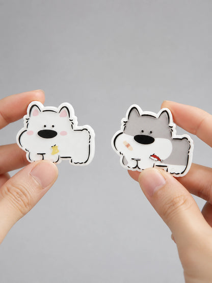 Line Art Puppy Car Vent Diffuser - Refillable Gypsum Air Freshener product image by SandartFlow
