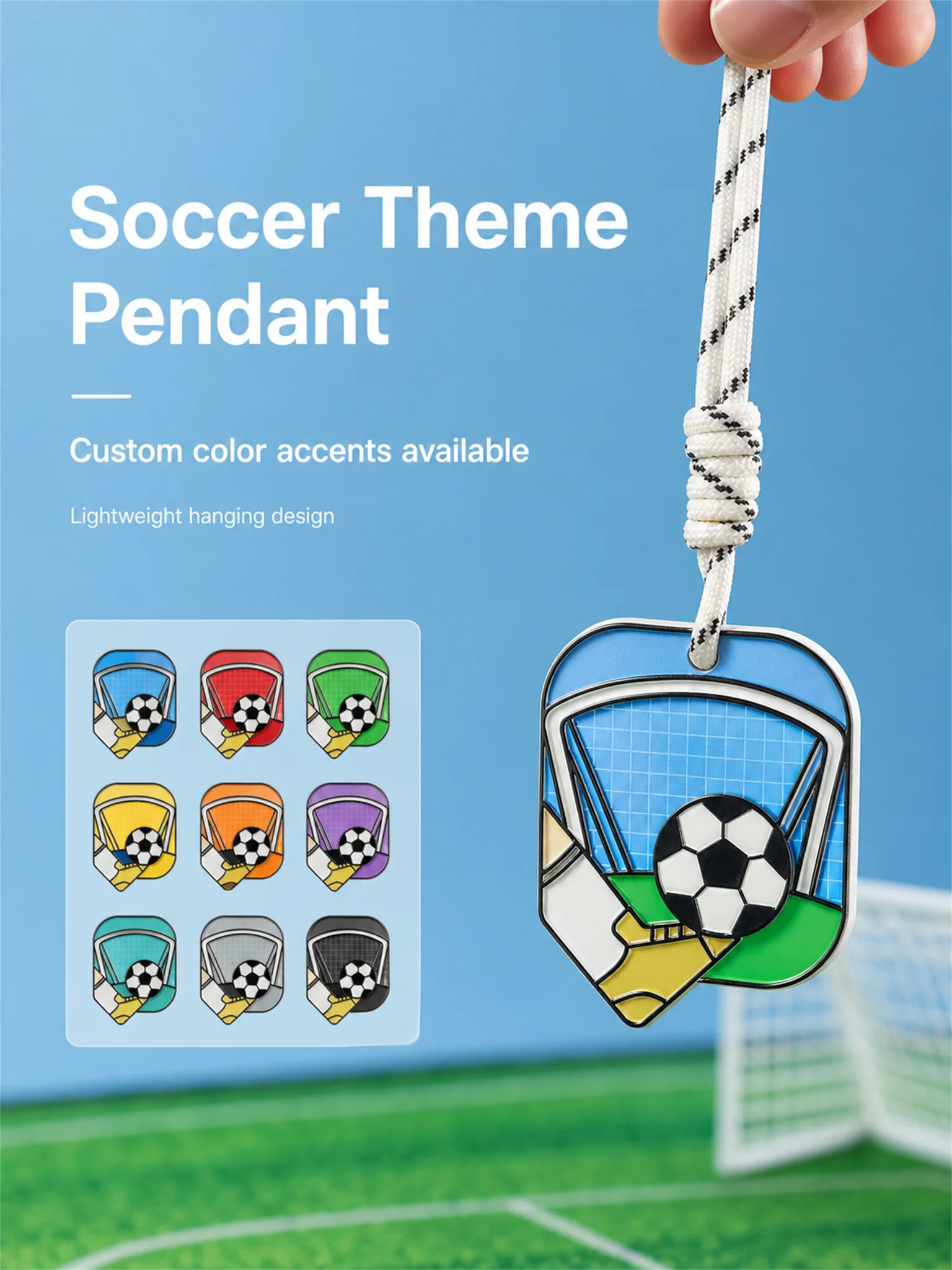 Soccer car air freshener rotating football diffuser by Sandart Flow - image 6