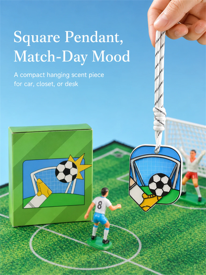 Soccer car air freshener rotating football diffuser by Sandart Flow - image 3