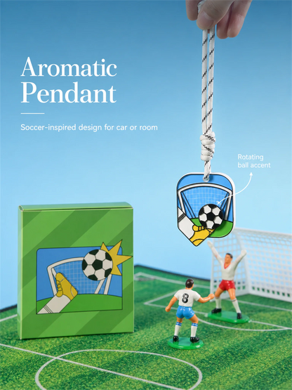 Soccer car air freshener rotating football diffuser by Sandart Flow - image 8