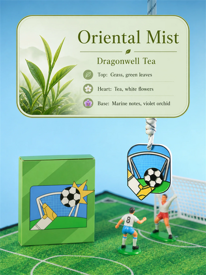 Soccer car air freshener rotating football diffuser by Sandart Flow - image 9